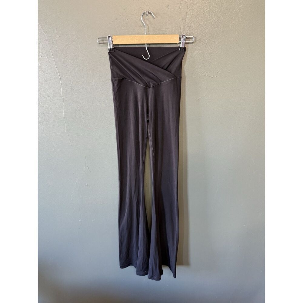 Offline by Aerie Womens Black Flared Leggings Pants Pullon Size Small